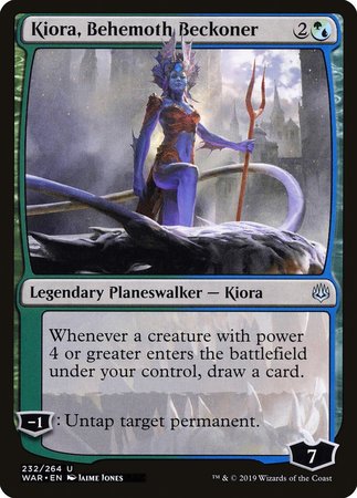 Kiora, Behemoth Beckoner [War of the Spark] | Exor Games Bridgewater