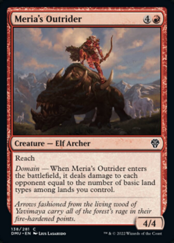 Meria's Outrider [Dominaria United] | Exor Games Bridgewater