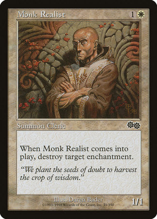 Monk Realist [Urza's Saga] | Exor Games Bridgewater