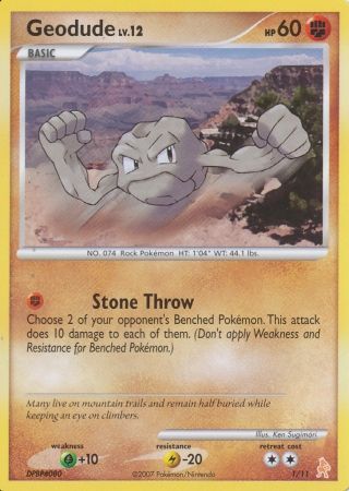 Geodude (1/11) [Diamond & Pearl: Trainer Kit - Lucario] | Exor Games Bridgewater