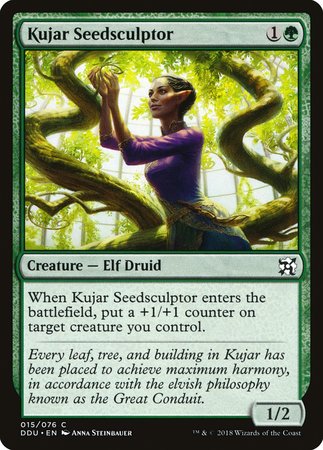 Kujar Seedsculptor [Duel Decks: Elves vs. Inventors] | Exor Games Bridgewater