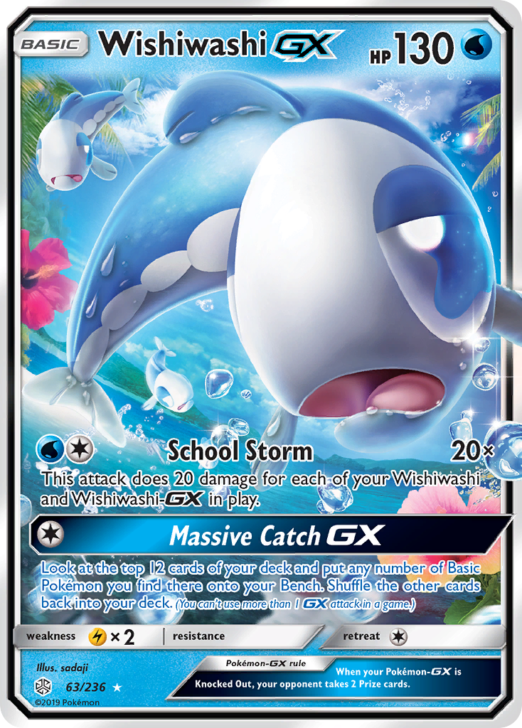 Wishiwashi GX (63/236) [Sun & Moon: Cosmic Eclipse] | Exor Games Bridgewater