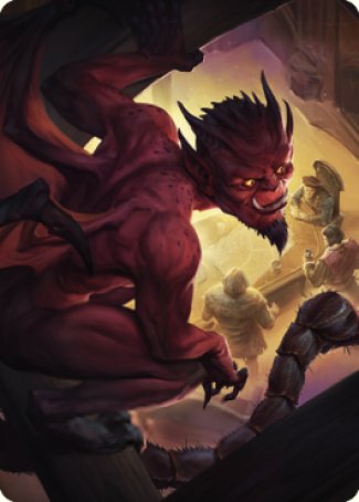 Nefarious Imp Art Card [Commander Legends: Battle for Baldur's Gate Art Series] | Exor Games Bridgewater