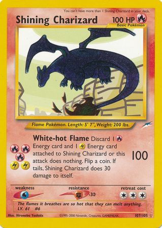 Shining Charizard (107/105) [Neo Destiny Unlimited] | Exor Games Bridgewater