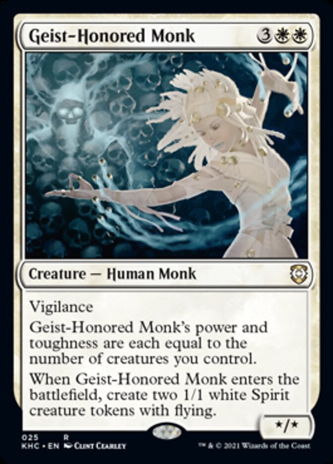 Geist-Honored Monk [Kaldheim Commander] | Exor Games Bridgewater