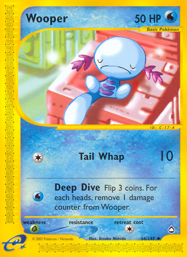 Wooper (66/147) [Aquapolis] | Exor Games Bridgewater