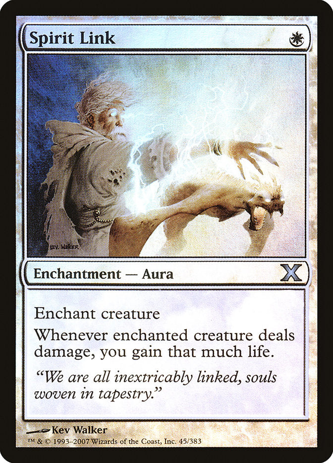 Spirit Link (Premium Foil) [Tenth Edition] | Exor Games Bridgewater