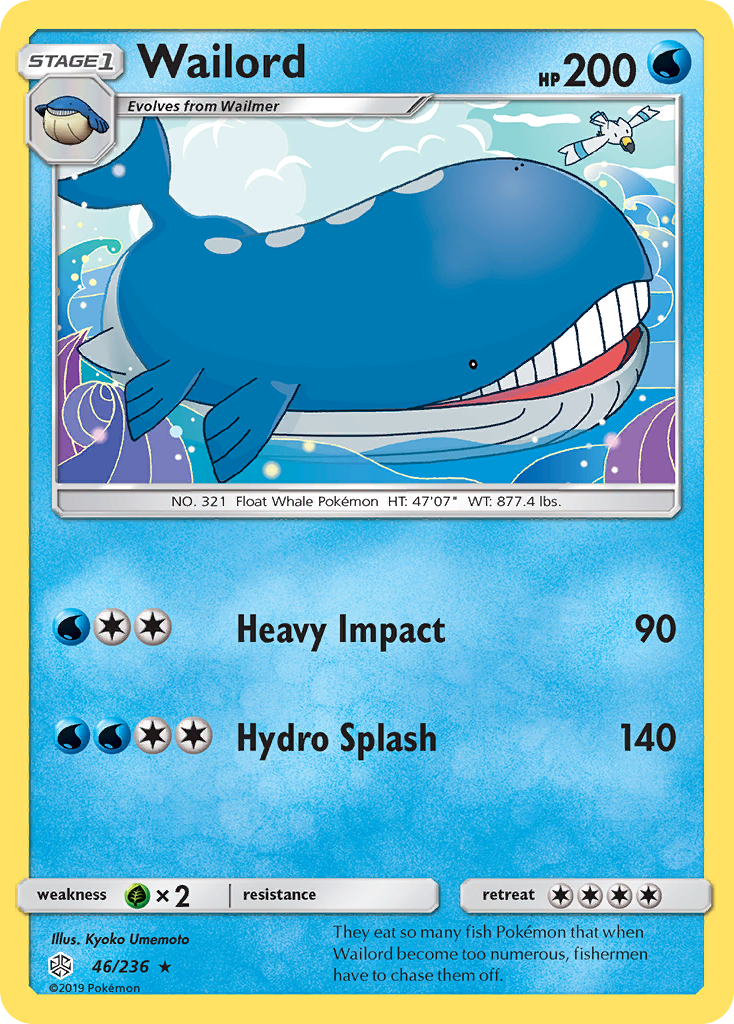 Wailord (46/236) [Sun & Moon: Cosmic Eclipse] | Exor Games Bridgewater