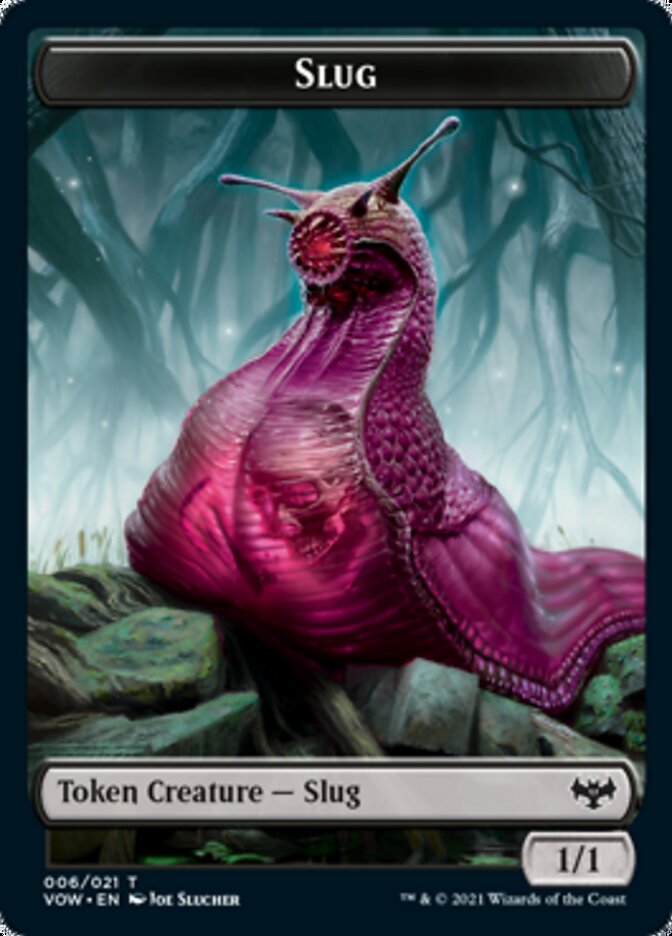 Insect // Slug Double-sided Token [Innistrad: Crimson Vow Tokens] | Exor Games Bridgewater