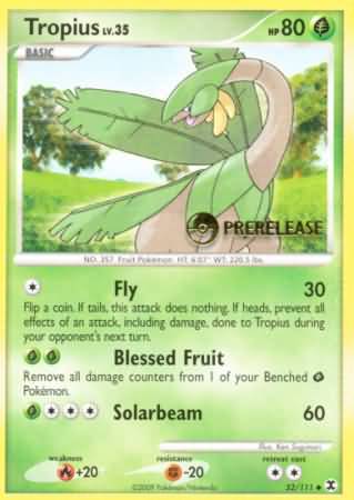 Tropius (52/111) (Prerelease Promo) [Nintendo: Black Star Promos] | Exor Games Bridgewater