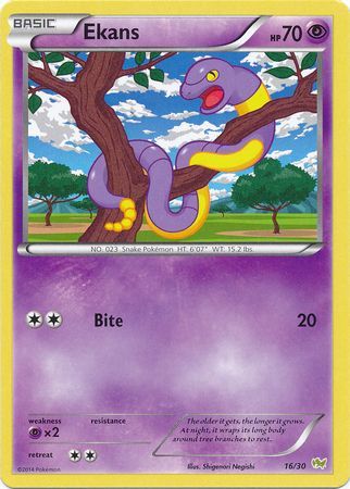 Ekans (16/30) [XY: Trainer Kit - Noivern] | Exor Games Bridgewater