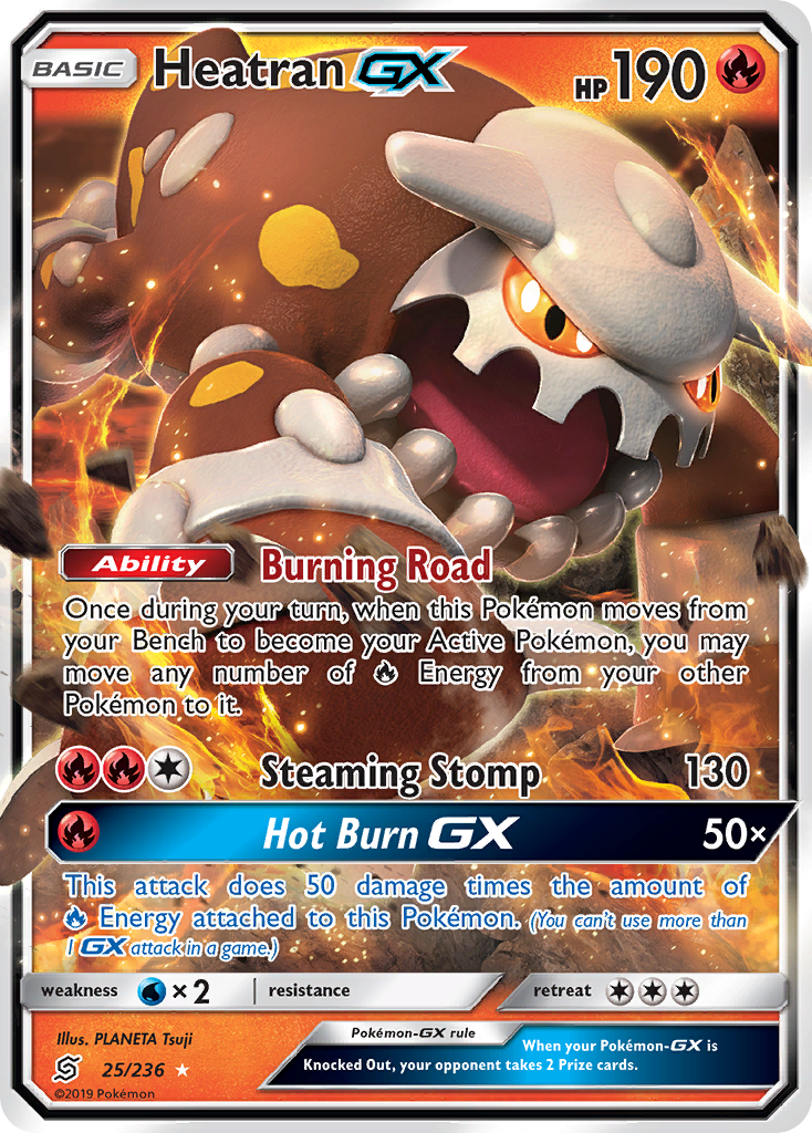 Heatran GX (25/236) [Sun & Moon: Unified Minds] | Exor Games Bridgewater