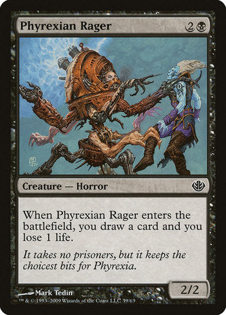 Phyrexian Rager [Duel Decks: Garruk vs. Liliana] | Exor Games Bridgewater