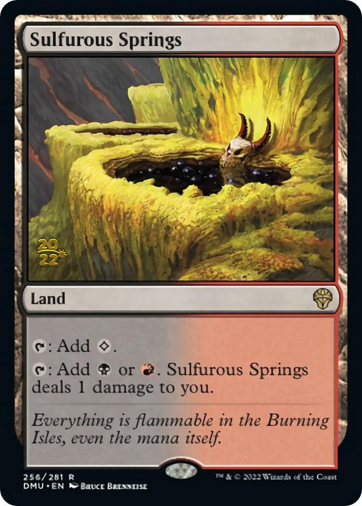 Sulfurous Springs [Dominaria United Prerelease Promos] | Exor Games Bridgewater