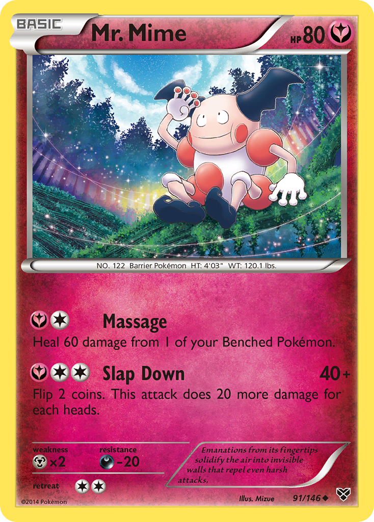 Mr. Mime (91/146) [XY: Base Set] | Exor Games Bridgewater