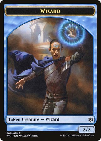 Wizard Token [War of the Spark Tokens] | Exor Games Bridgewater