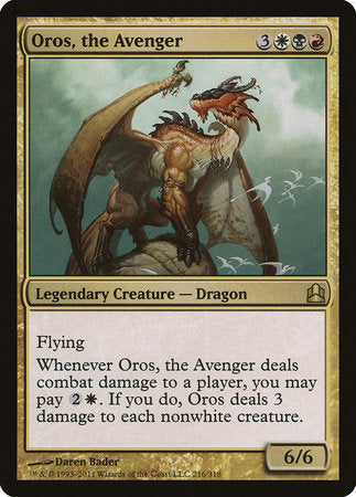 Oros, the Avenger [Commander 2011] | Exor Games Bridgewater