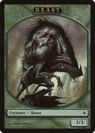 Beast Token [New Phyrexia Tokens] | Exor Games Bridgewater