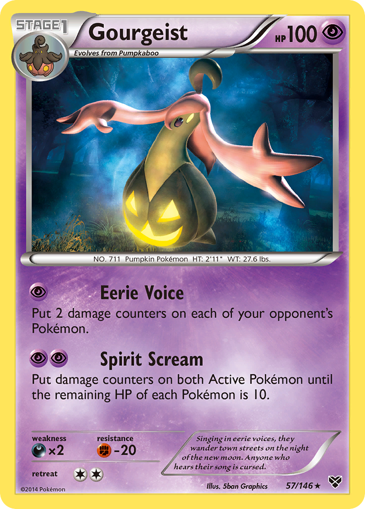 Gourgeist (57/146) [XY: Base Set] | Exor Games Bridgewater