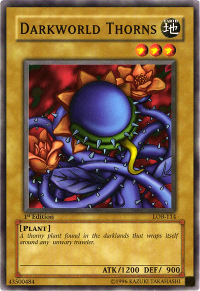 Darkworld Thorns [LOB-114] Common | Exor Games Bridgewater