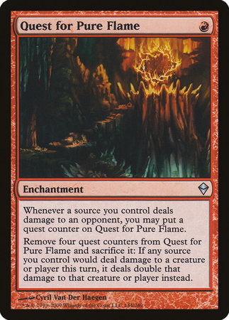 Quest for Pure Flame [Zendikar] | Exor Games Bridgewater