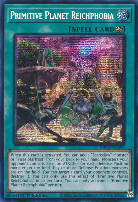 Primitive Planet Reichphobia [MP23-EN096] Prismatic Secret Rare | Exor Games Bridgewater
