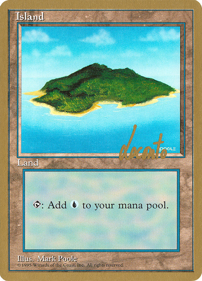 Island (ml367) (Michael Loconto) [Pro Tour Collector Set] | Exor Games Bridgewater