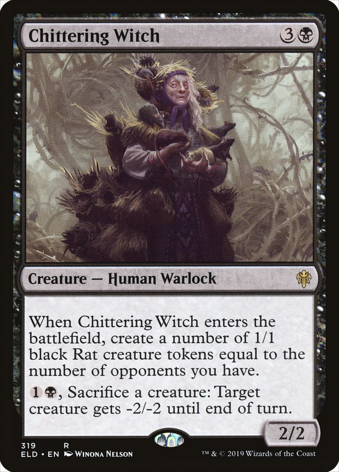 Chittering Witch [Throne of Eldraine] | Exor Games Bridgewater