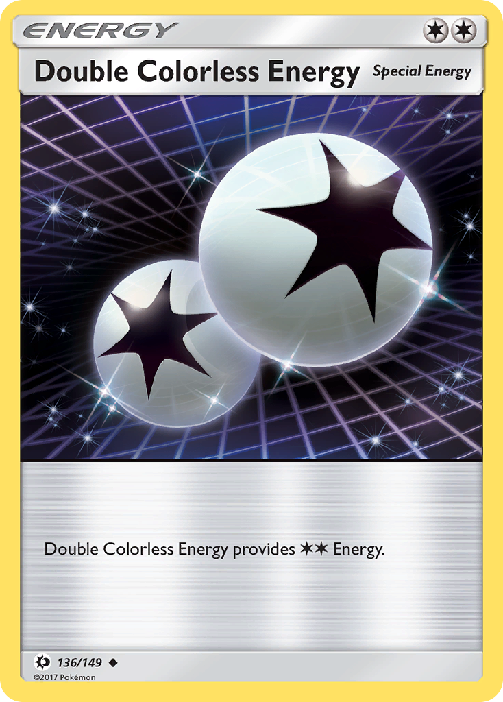 Double Colorless Energy (136/149) [Sun & Moon: Base Set] | Exor Games Bridgewater