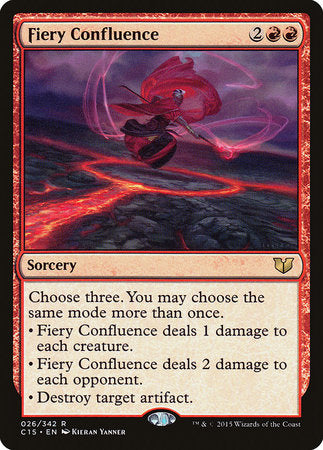 Fiery Confluence [Commander 2015] | Exor Games Bridgewater