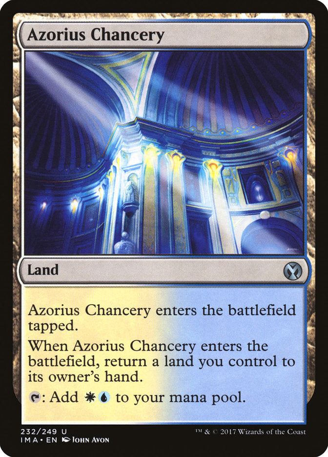 Azorius Chancery [Iconic Masters] | Exor Games Bridgewater