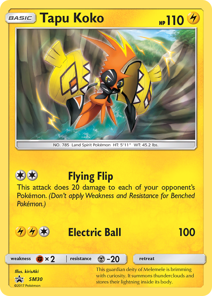 Tapu Koko (SM30) [Sun & Moon: Black Star Promos] | Exor Games Bridgewater