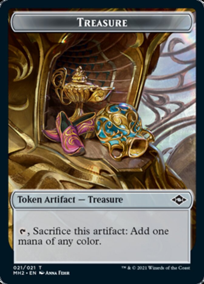 Treasure Token (#21) [Modern Horizons 2 Tokens] | Exor Games Bridgewater