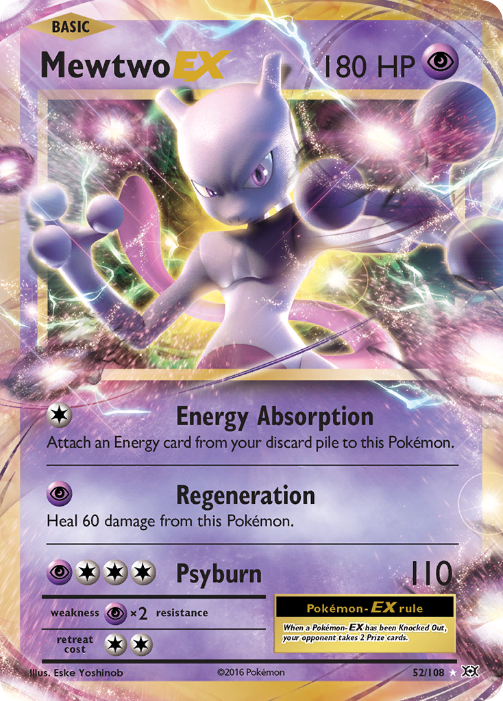 Mewtwo EX (52/108) [XY: Evolutions] | Exor Games Bridgewater