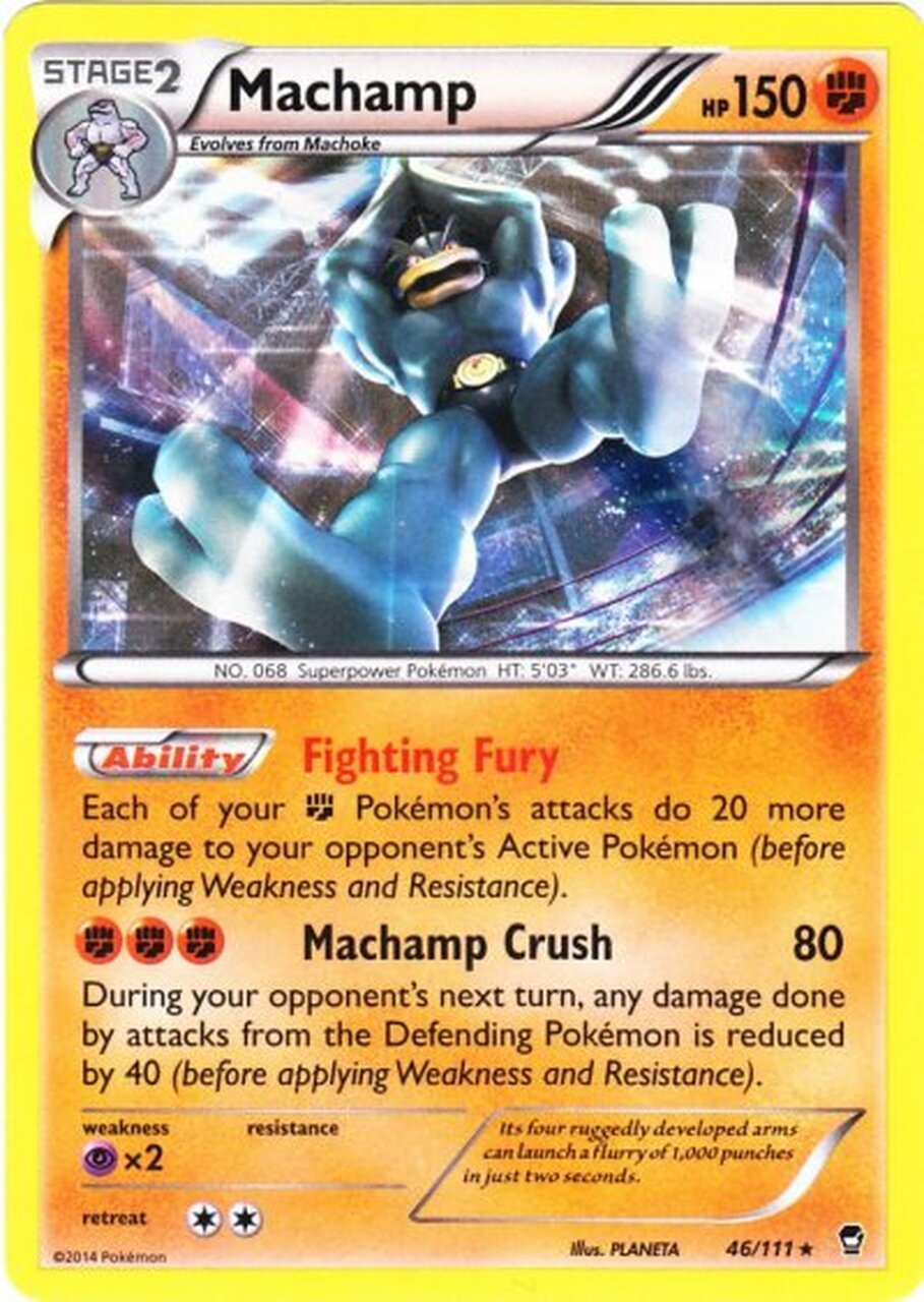 Machamp (46/111) [XY: Furious Fists] | Exor Games Bridgewater