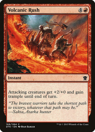 Volcanic Rush [Dragons of Tarkir] | Exor Games Bridgewater