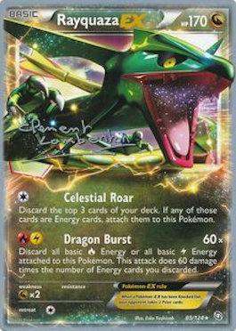 Rayquaza EX (85/124) (Anguille Sous Roche - Clement Lamberton) [World Championships 2013] | Exor Games Bridgewater