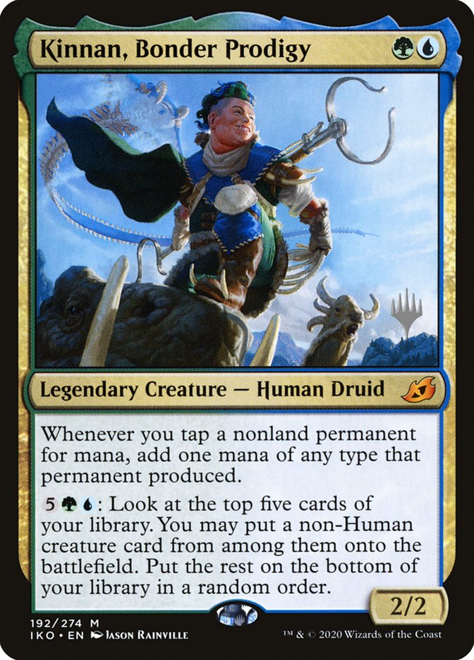 Kinnan, Bonder Prodigy (Promo Pack) [Ikoria: Lair of Behemoths Promos] | Exor Games Bridgewater