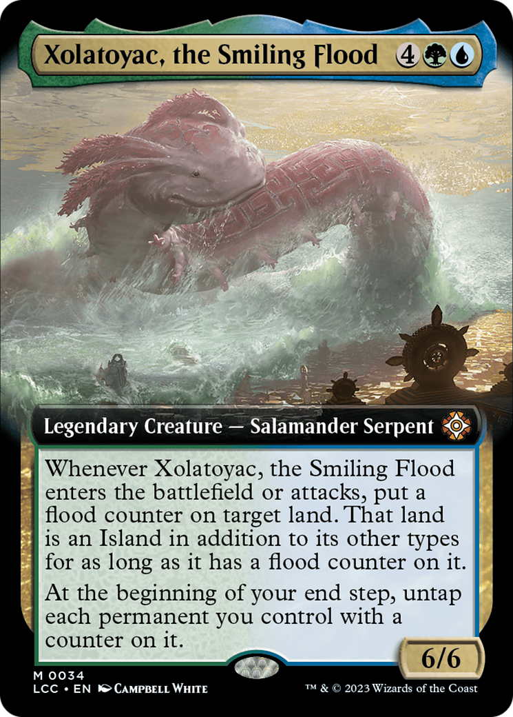 Xolatoyac, the Smiling Flood (Extended Art) [The Lost Caverns of Ixalan Commander] | Exor Games Bridgewater