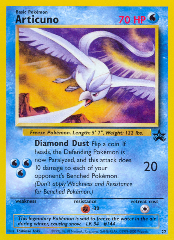 Articuno (22) [Wizards of the Coast: Black Star Promos] | Exor Games Bridgewater