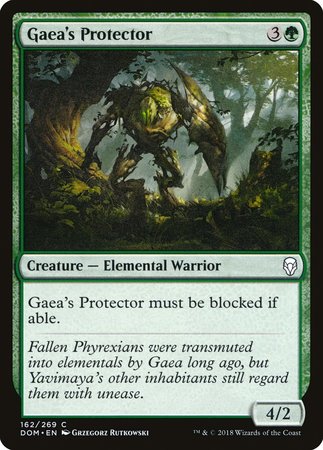 Gaea's Protector [Dominaria] | Exor Games Bridgewater