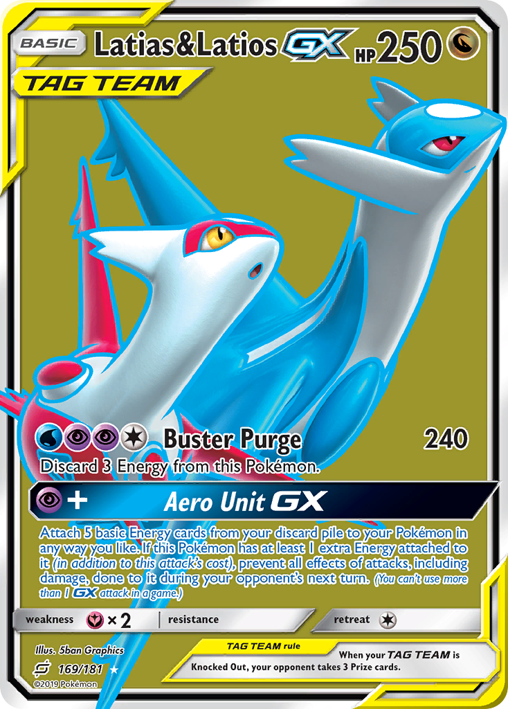 Latias & Latios GX (169/181) [Sun & Moon: Team Up] | Exor Games Bridgewater