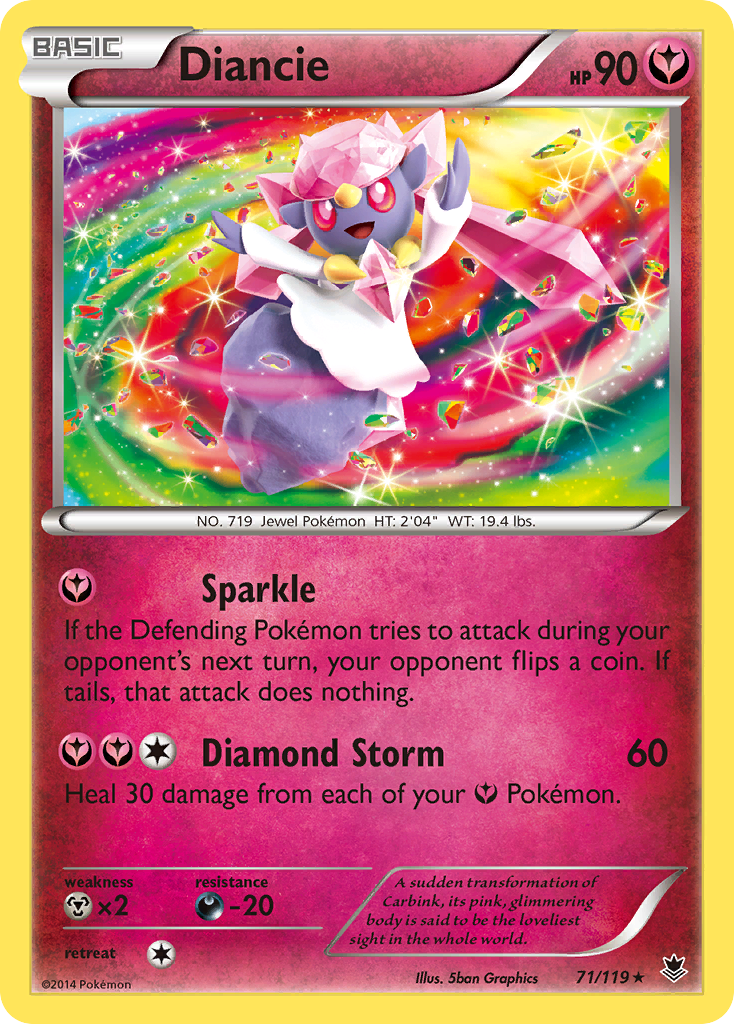 Diancie (71/119) [XY: Phantom Forces] | Exor Games Bridgewater