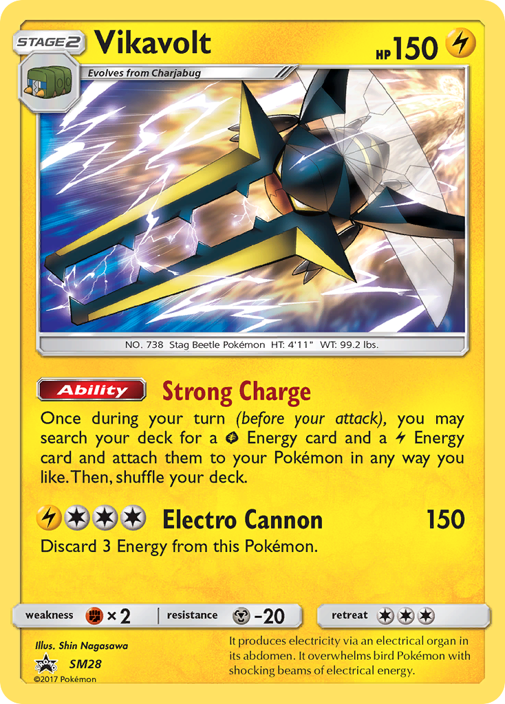 Vikavolt (SM28) [Sun & Moon: Black Star Promos] | Exor Games Bridgewater