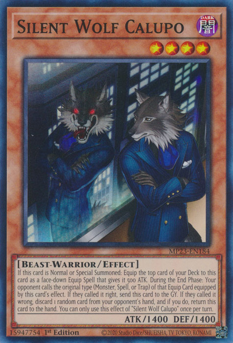 Silent Wolf Calupo [MP23-EN184] Super Rare | Exor Games Bridgewater
