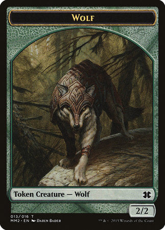 Wolf Token [Modern Masters 2015 Tokens] | Exor Games Bridgewater