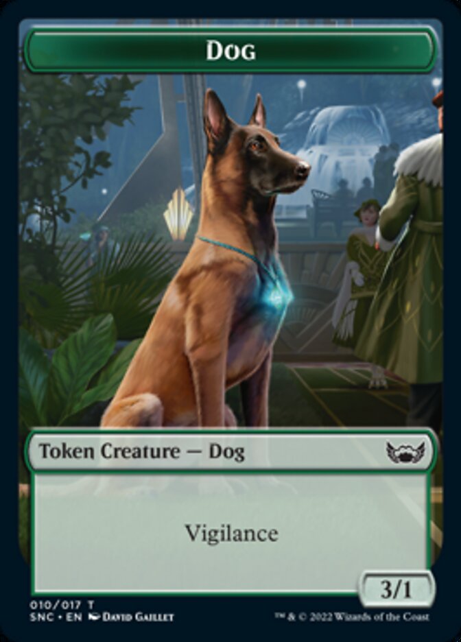 Dog Token [Streets of New Capenna Tokens] | Exor Games Bridgewater