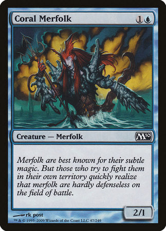 Coral Merfolk [Magic 2010] | Exor Games Bridgewater