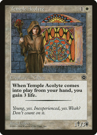 Temple Acolyte [Portal Second Age] | Exor Games Bridgewater