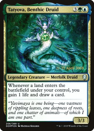 Tatyova, Benthic Druid [Dominaria Promos] | Exor Games Bridgewater